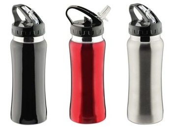 Элегантная металлическая бутылка для воды 550 мл для школы + ГРАВИРОВКА