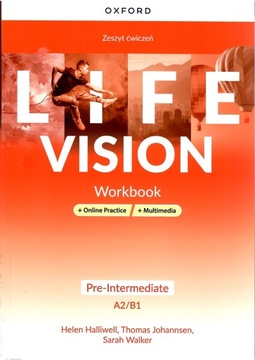 Life Vision Pre-Intermediate A2/B1 ćwiczenia, workbook Oxford