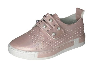 BUTY DZIECIĘCE DZIEWCZĘCE TRAMPKI PÓŁBUTY Clibee roz. 28