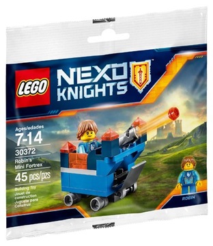 NOWY Polybag LEGO 30372 Nexo Knights - Mini Fortrex Robina - Saszetka