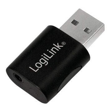 ВЫХОД USB-адаптер — разъем 3,5 мм LogiLink UA0299 черный