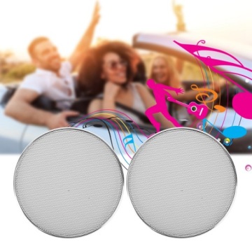 5-дюймовая пластиковая рамка Белая сетка Автомобильный аудио динамик Крышка