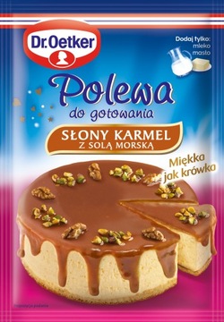 Dr. Oetker Polewa do gotowania Słony karmel 76 g