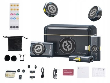 Mikrofon Bezprzewodowy Hollyland Lark M2 Combo USB-C Camera DeadCat