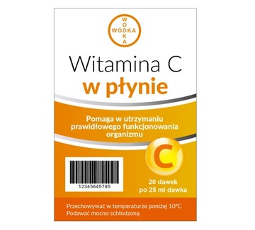 ŚMIESZNE Naklejki WÓDKA witaminy w płynie WIRUS