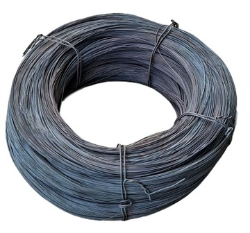 Drut wiązałkowy 1,4 do wiązania zbrojenia zbrojeniowy czarny żarzony miękki
