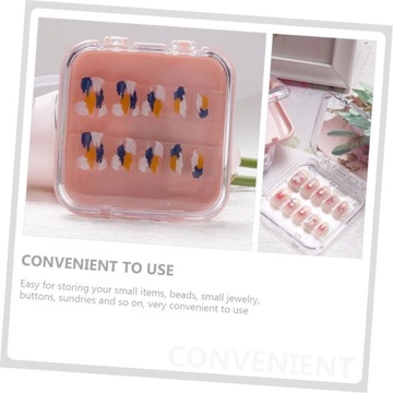 Ящик для хранения органайзера для ногтей на 18 прессов на подставке