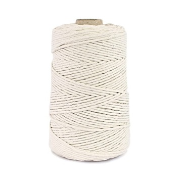 Sznurek skręcany do MAKRAM bawełniany 3 mm / 200m