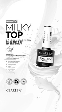 ТОП CLARESA MILKY NO WIPE MILKY TOP BABYBOOMER OMBRE