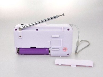 МАЛЕНЬКИЙ ПОРТАТИВНЫЙ FM-РАДИО с USB SD MP3 + АККУМУЛЯТОР