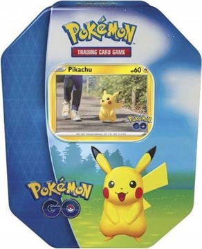 POKEMON TCG POKEMON GO METAL BOX TIN PIKACHU