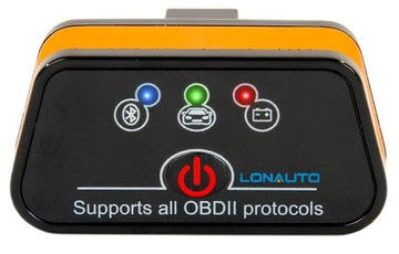 INTERFEJS DIAGNOSTYCZNY TESTER ELM327 OBD2 BLUETOOTH 4.0 ANDROID iOS POLSKI