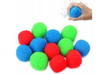 Bomby wodne SPLASH BALL PIŁKI 12 sztuk gąbka delikatna bezpieczna