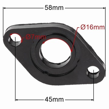 ЭБОНИТОВАЯ ШАЙБА ДЛЯ СОЕДИНЕНИЯ КАРБЮРАТОРА СКУТЕРА 4T GY6