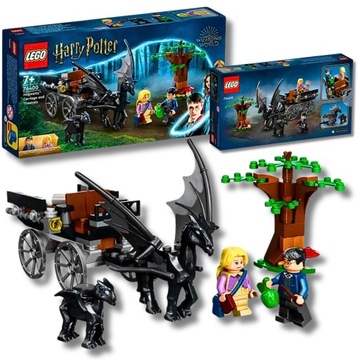 LEGO HARRY POTTER TESTRALE I KARETA HOGWART ZESTAW 76400 KLOCKI NA PREZENT