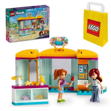 PREZENT LEGO DLA 6, 7 LATKI Friends 42608 Mały sklep z akcesoriami + TORBA