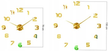 СОВРЕМЕННЫЕ 3D ЗЕРКАЛА, ПРИКЛЕЙНЫЕ ЧАСЫ НА СТЕНУ