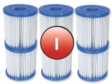 6 x Wkład I pompa filtr Bestway 58093 WAWA