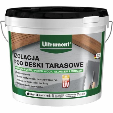Ultrament Izolacja pod Deski Tarasowe balkony 8kg