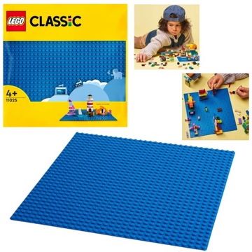 KLOCKI LEGO CLASSIC NIEBIESKA PŁYTKA KONSTRUKCYJNA PREZENT DLA 4,5,6 LATKA
