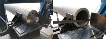 ПОЛУАВТОМАТИЧЕСКИЕ ЛЕНТОЧНЫЕ ПИЛА ДЛЯ МЕТАЛЛ ТРУБ РОЛИКИ 400ММ, ПРОФИЛИ 550ММ