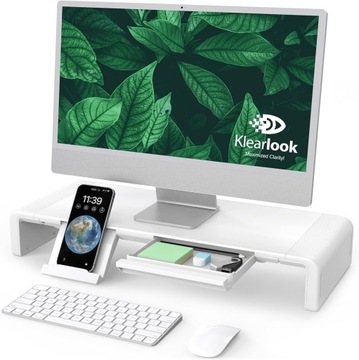 Podstawka Stolik składany na Monitor Wbudowana Szuflada uchwyt na smartfon