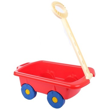 DUŻY WÓZEK PRZYCZEPKA do piasku NA ZABAWKI TACZKA