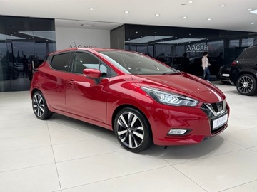Nissan Micra V 0.9 IG-T 90KM 2017 Nissan Micra Tekna / Kamera 360° / LED / 1 właścic, zdjęcie 4