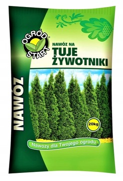 NAWÓZ POD TUJE ŻYWOTNIKI DO TUJA SZMARAGD 20KG