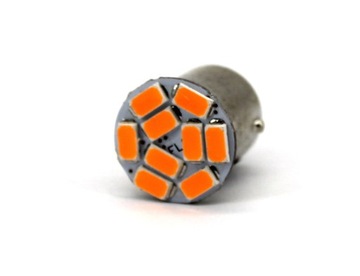 LED BAU15S 12V 360lm CANBUS PY21W 7057pomarańczowa