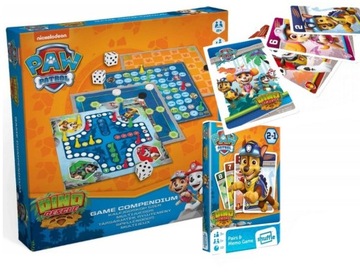 GRA PLANSZOWA PSI PATROL 35 GIER + karty piotruś