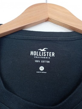 ATS longsleeve HOLLISTER bawełna złote logo XS