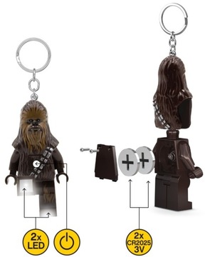 БРЕЛОК-ФОНАРИК LEGO Star Wars Chewbacca LGL-KE100H