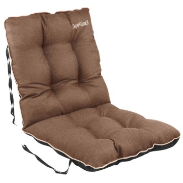 Подушка для скамейки 180x60x50 из ротанга 2+1 коричневый лен