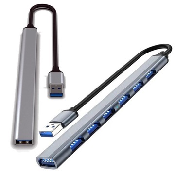 HUB USB 3.0 Ruffberg AY-Y801 7 portowy siedem USB Rozdzielacz Aluminiowy