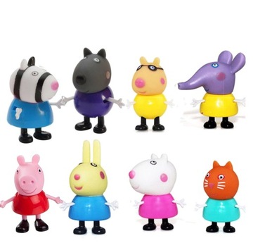 ŚWINKA PEPPA DOMEK 8 FIGUREK ZESTAW AKCESORIA