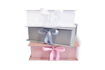 Pudełko z płótna na zdjęcia 10x15 do 200 zdjęć