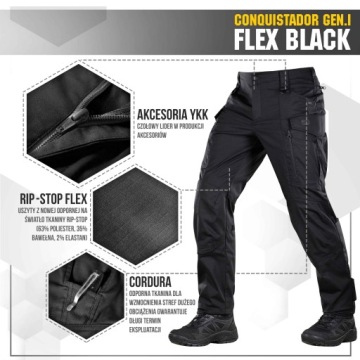 Тактические брюки M-Tac Conquistador Gen.I Flex BK
