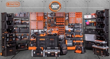 Модульный ящик для инструментов на колесах TACTIX SET