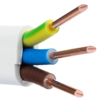 Kabel przewód YDYp 3x1,5 mm2 płaski – 15m.