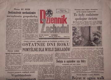 Dziennik zachodni 270 1983 PRL