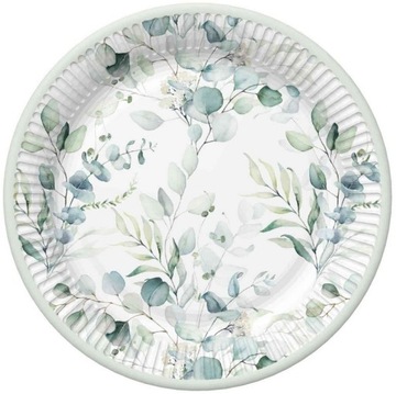 Чашки с листьями эвкалипта Чашки для причастия, свадьбы, дня рождения, 8 шт.