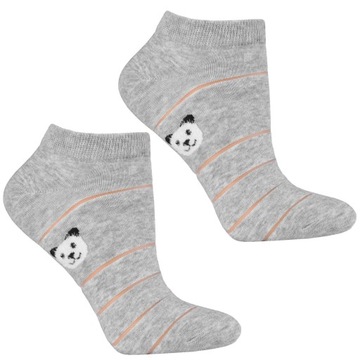 Ponožky Nízke Členkové Ponožky Dámske Hladké Klasické Panda MORAJ 3 páry 38-41