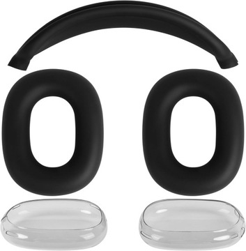 ETUI SILIKONOWE WSTAWKI WKŁADKI APPLE AIRPODS MAX ODPORNE NA ODCISKI KURZ