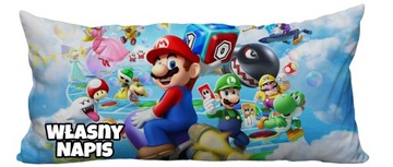 PODUSZKA SUPER MARIO BROS + IMIĘ 30 x 60 N2