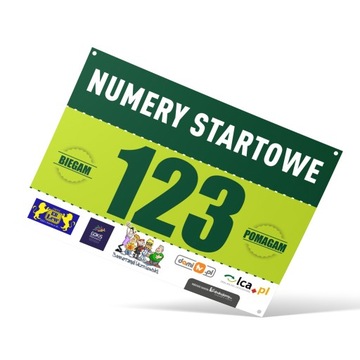 numery startowe 120 szt plastron druk bieg zawody