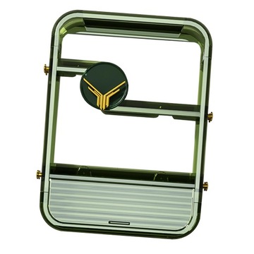 Многослойный туалетный столик для хранения косметики.