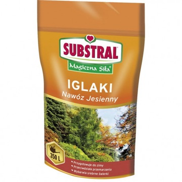 SUBSTRAL Nawóz Magiczna Siła Jesienny do Iglaków 350g