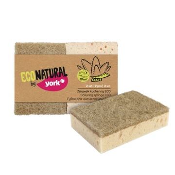 ECO NATURAL Экологические мочалки с губкой эко СИЗАЛ