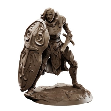 Female Human Paladin - Paladyn (Kobieta) - DnD RPG